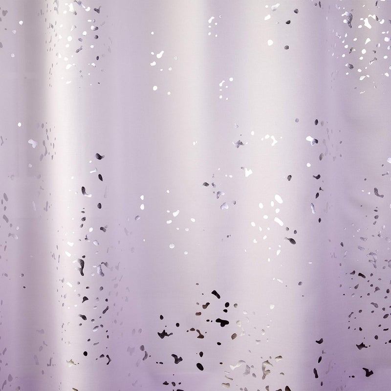 SKL Home by Saturday Knight Ltd. Splatter Fabric Shower Curtain, Lavender - Image 2